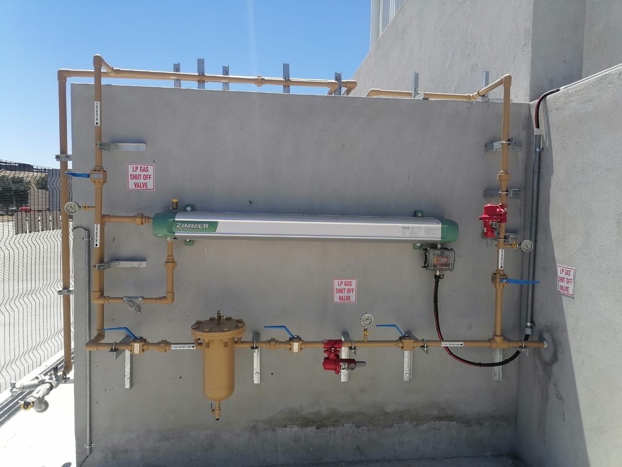 Alucab LPG installation